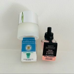 Bath and Body Works BBW Scent Control wallflower plug and refill!